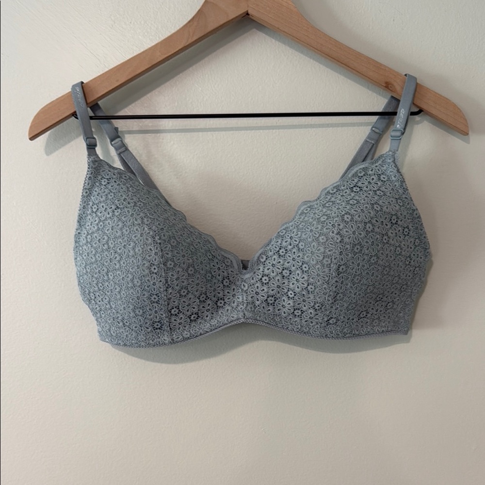 Grey Lace Bralette